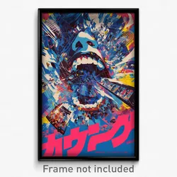 Japanese Movie Poster - Complex Wire Frame Belfry (Japan Retro Film Art Print)