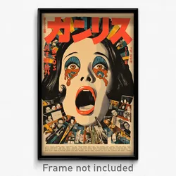 Japanese Movie Poster - Woman Feeling Awe, Idealistic Ear Ribbon (Art Print)