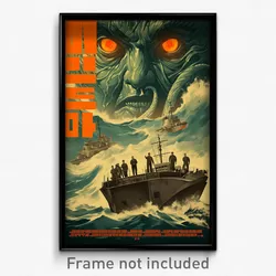 Korean Movie Poster - Massive Hurricane (Korea Psychedelic Art Retro Film Print)