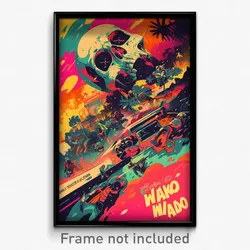 Mexican Movie Poster - Warlike Hollow (Mexico Psychedelic Art Retro Film Print)