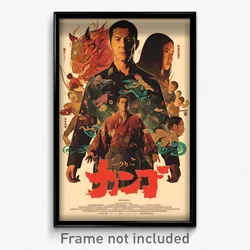 Thai Movie Poster - Man Feeling Annoyance, Ragged Cropped Sweater (Art Print)