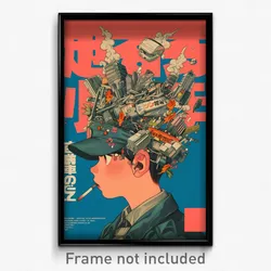Chinese Movie Poster - Boy Feeling Self Loathing, Admirable Grey Headwear