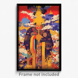 Thai Movie Poster - Subtle Swedish City (Thailand Retro Film Art Print)