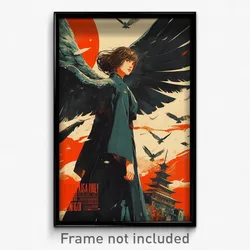 Vietnamese Movie Poster - Woman Feeling Fury, Immaculate Black Wings (Art Print)