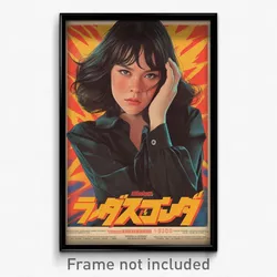 Indonesian Movie Poster - Girl Feeling Ecstatic, Marvelous Black Clothes (Print)