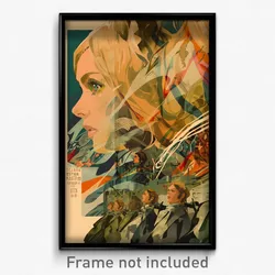 German Movie Poster - Muted Fen (Germany Psychedelic Art Retro Film Print)