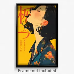 Chinese Movie Poster - Girl Feeling Indifference, Bubbly Dress Shirt (Art Print)