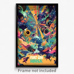 Brazilian Movie Poster - Fantastic Counting House (Brazil Retro Film Art Print)