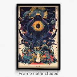 Greek Movie Poster - Elaborate Exotic Area (Greece Retro Film Art Print)