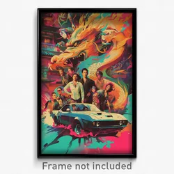 Vietnamese Movie Poster - Wicked Racecar (Vietnam Retro Film Art Print)