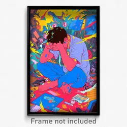 Indonesian Movie Poster - All Over The Place Video Game (Film Art Print)