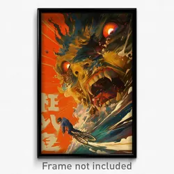 Vietnamese Movie Poster - Man Feeling Vicious, Candid Bikesuit (Art Print)