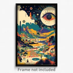 Brazilian Movie Poster - Imperfect Amphitheatre (Brazil Retro Film Art Print)