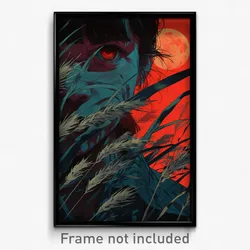 Vietnamese Movie Poster - Dark Grassland (Vietnam Retro Film Art Print)