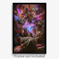 Art Poster - Large Festival (Psychedelic Trippy Weird 11x17 Print)