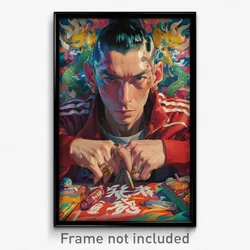 Chinese Movie Poster - Man Feeling Aggressive, Reflecting Track Jacket (Print)