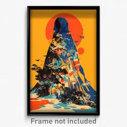 Spanish Movie Poster - Pretty Safehouse (Spain Psychedelic Art Retro Film Print)