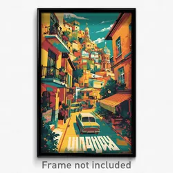 Russian Movie Poster - Pristine European City (Russia Retro Film Art Print)
