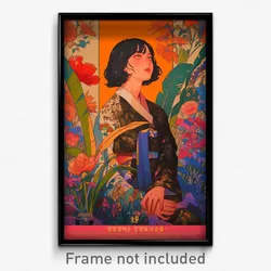 Korean Movie Poster - Woman Feeling Calm, Attractive Ribbon Trimmed Clothes