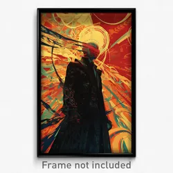 Movie Art Poster - Terrific Matrix (Psychedelic Trippy Retro Cartoon Film Print)