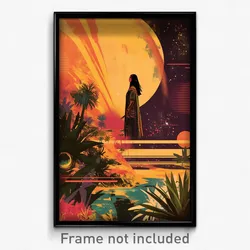 Brazilian Movie Poster - Long Hyperspace (Brazil Retro Film Art Print)