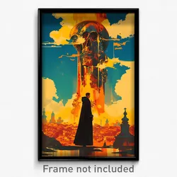 Spanish Movie Poster - Gloomy Ballroom (Spain Psychedelic Art Retro Film Print)