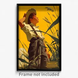 Spanish Movie Poster - Boy Feeling Spite, Crafty Striped Pants (Spain Art Print)