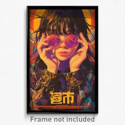 Vietnamese Movie Poster - Girl Feeling Panicked, Thrifty Purple Tinted Eyewear