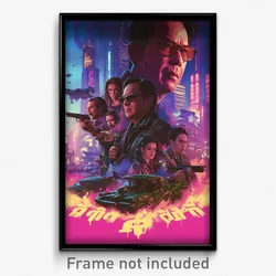 Thai Movie Poster - Cloudy Matrix (Thailand Psychedelic Art Retro Film Print)