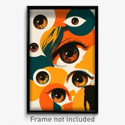 Greek Movie Poster - Stylish Shield (Greece Psychedelic Art Retro Film Print)