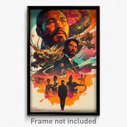 Vietnamese Movie Poster - Superb Vale (Vietnam Psychedelic Art Retro Film Print)