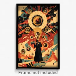 German Movie Poster - Elegant Jupiter (Germany Psychedelic Art Retro Film Print)