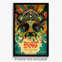 Brazilian Movie Poster - Black Crater (Brazil Psychedelic Art Retro Film Print)
