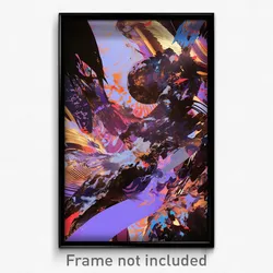 Art Poster - Negligible Badland (Psychedelic Trippy Weird 11x17 Print)