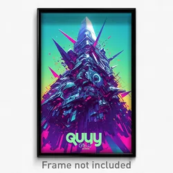 Movie Art Poster - Monumental Gully (Psychedelic Retro Weird Film Print)