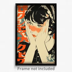 French Movie Poster - Boy Feeling Sympathy, Delightful Maid Apron (Art Print)