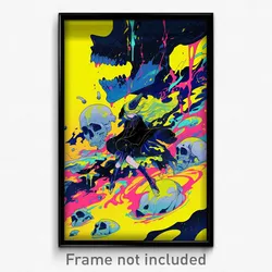 Art Poster - Deadly Butte (Psychedelic Trippy Weird 11x17 Print)