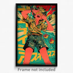 Hebrew Movie Poster - Boy Feeling Outrage, Flamboyant Green Shorts (Art Print)