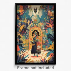 Mexican Movie Poster - Muted Entrance (Mexico Psychedelic Art Retro Film Print)