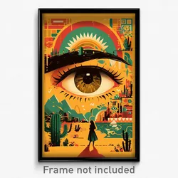 Mexican Movie Poster - Cute Reservoir (Mexico Psychedelic Art Retro Film Print)