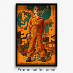 Icelandic Movie Poster - Boy Feeling Insightful, International Orange Jumpsuit