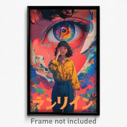 Movie Art Poster - Girl Feeling Serenity, Memorable Sleeves Rolled Up (Print)