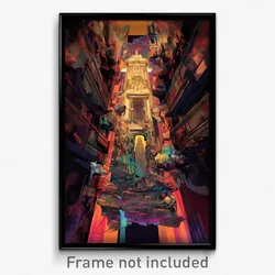 Movie Art Poster - Rundown Oubliette (Psychedelic Retro Weird Film Print)