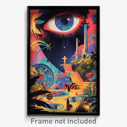 Greek Movie Poster - Original Nave (Greece Psychedelic Art Retro Film Print)