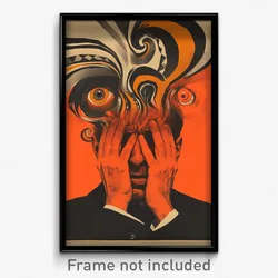 German Movie Poster - Man Feeling Baffled, Quixotic Sleeves Pushed Up (Print)