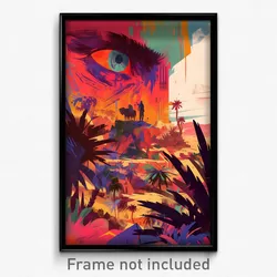 Brazilian Movie Poster - Rough Silo (Brazil Psychedelic Art Retro Film Print)