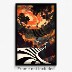 Brazilian Movie Poster - Lonely Tornado (Brazil Retro Film Art Print)