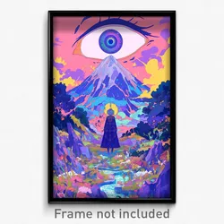 Art Poster - Flawless Channel (Psychedelic Trippy Weird 11x17 Print)