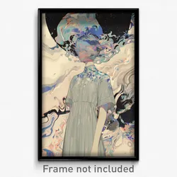 Movie Art Poster - Girl Feeling Helpless, Interesting Grey Leota (Film Print)