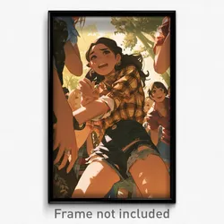 Indonesian Movie Poster - Girl Feeling Obstinate, Natural Torn Shorts (Print)